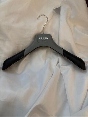 Prada Two-Tone Gray and Black Clothes Hanger
